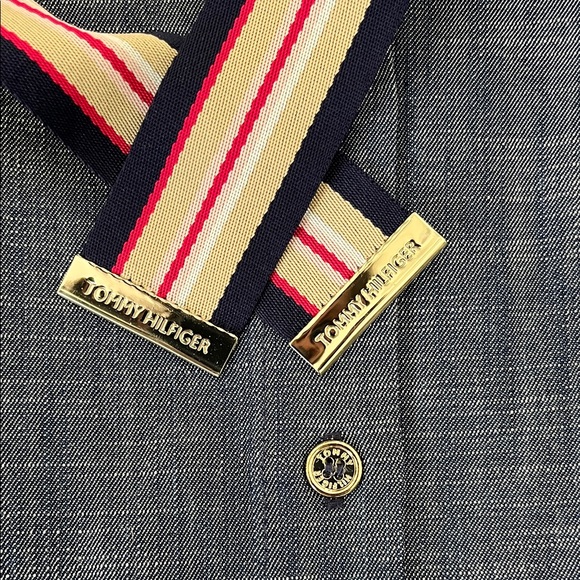 Tommy Hilfiger Sleeveless Chambray Shirt Dress w/Belt - Size 6 - NWOT - Picture 6 of 7